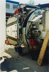 TBM supporting machinery.